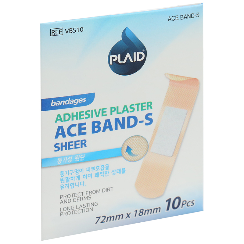 Băng cá nhân Plaid Ace Band-S (1.8 x 7.2cm) hộp 100 miếng - 8